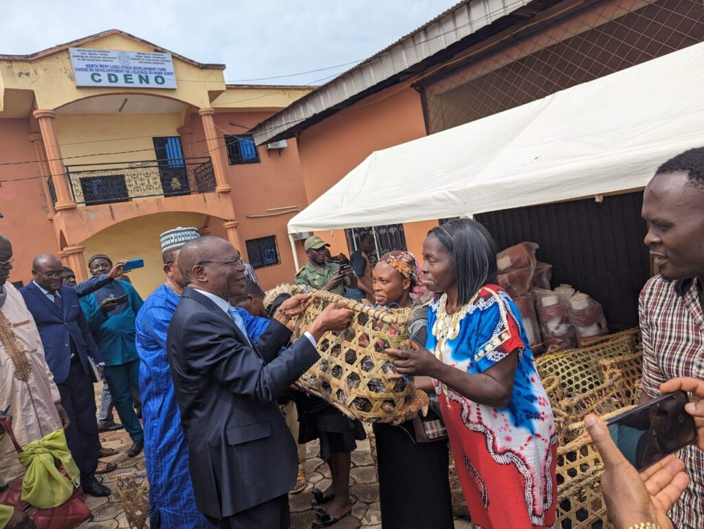 NWR governor launching the distribution of livestock inputs 