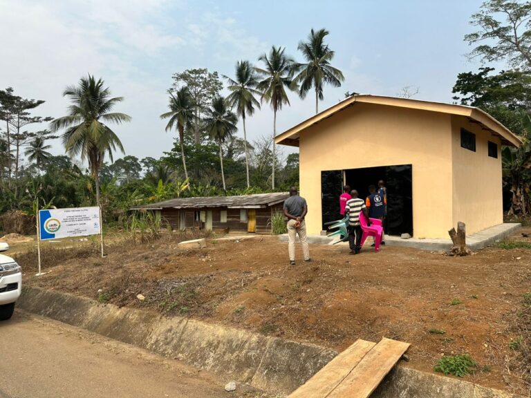 Photo - 2 Inspection of the newly constructed warehouse in Dikomi, Meme Division during the pre-asset handover mission conducted by WFP in February 2025. Photo Isaac Wirba, WFPCameroon.